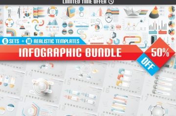 Modern Infographic Bundle with Commercial License - Only $24