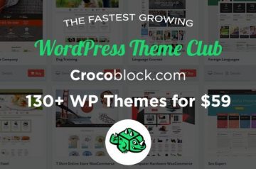 Perfect WordPress Themes from CrocoBlock - Only $59
