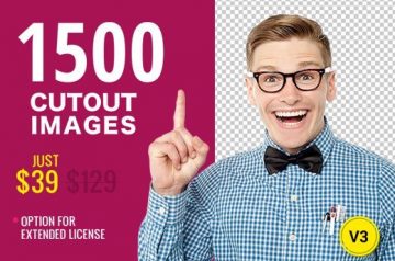1,500 High-Resolution Stock Images with No Backgrounds - Only $39