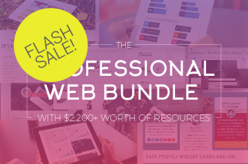 Professional Web Bundle with $2,200 worth of Resources