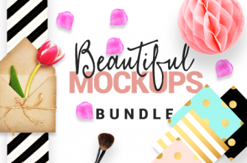Beautiful Mockups Package with an Extended License - Only $25
