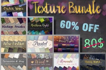 Digital paper packs: The Creative Texture Bundle with high resolution