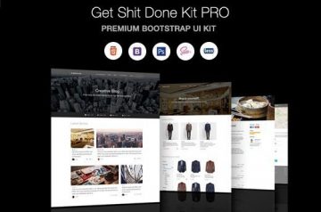 Premium Bootstrap UI Kit - Get Shit Done Kit PRO
