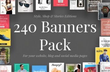 Awesome Banners Pack - For Your Website, Blog or Social Media Pages