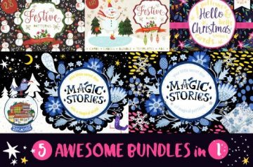 Amazing Christmas Bundle with 5 Collections - Only $39
