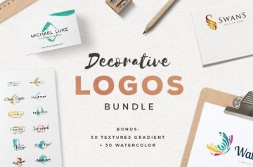Decorative Logo Bundle + Bonus - Only $39