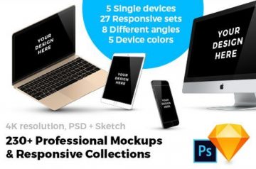 Professional Mockups & Responsive Collection - Only $29