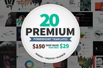 Customizable templates 20 Premium Power Point Templates