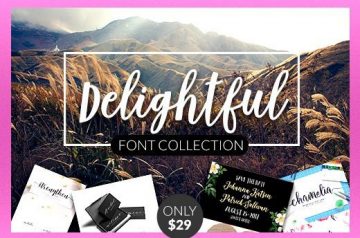 Delightful Fonts Collection - Only $29
