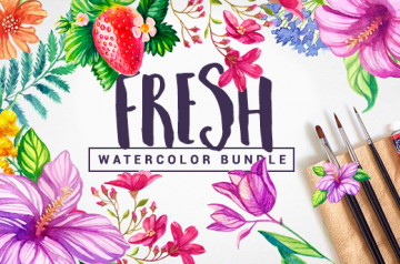 Fresh Watercolor Bundle - Only $39