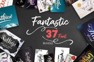 Fantastic 37 Font Bundle - Only $39