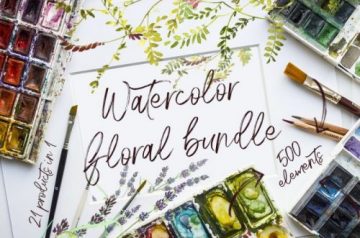 21 Watercolor Style Collection - <del>Only $39</del> $19