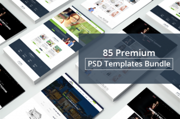 Premium PSD Template Bundle - <del>Only $39 </del> $25