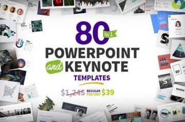[Flash Sale] 80 in 1 PowerPoint & Keynote - <del>Only $39</del> $19