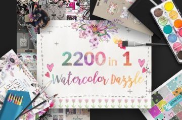 2200 in 1 Watercolor Dazzle  - Only $29