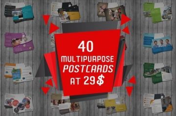 40 Multipuropse Postcards - Only $29
