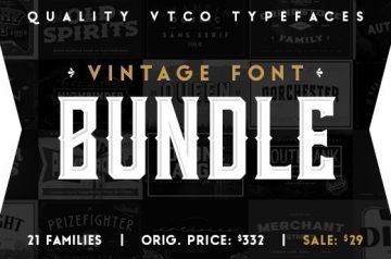 Vintage Font Bundle - Only $29