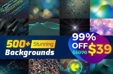 [Last Chance] 500+ Stunning Backgrounds - <del>Only $39</del> $20