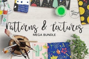 Patterns & Textures Mega Bundle - <del>Only $35</del> $19
