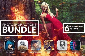 6 Top Photoshop Actions - <del>Only $29</del> $19