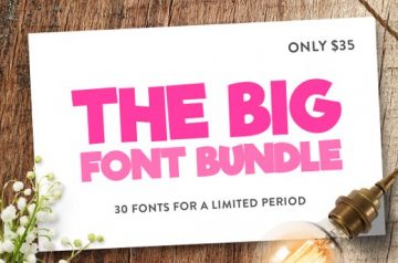 The Big Font Bundle - <del>Only $35</del> $19