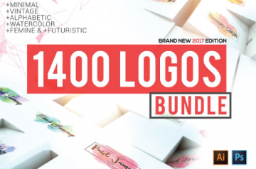 1400 Logos Mega Bundle - Only $39