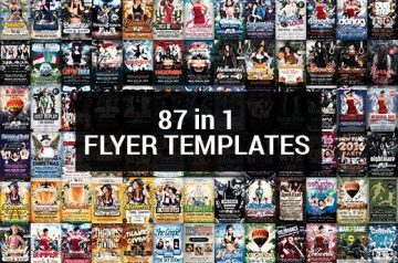 87 in 1 Flyer Templates - Only $19