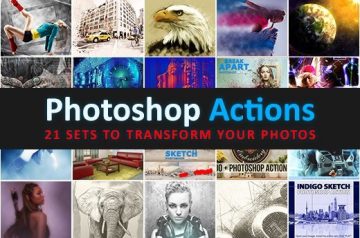21 Sets Of Transforming Photoshop Actions - Only $39