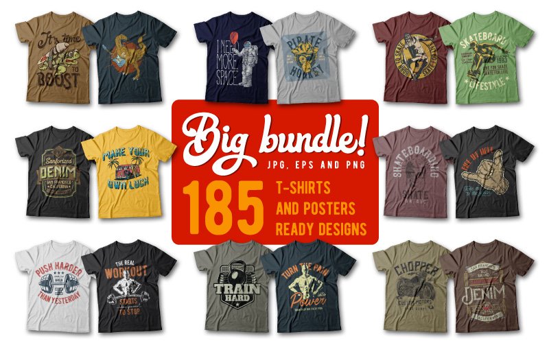 185 t-shirt designs