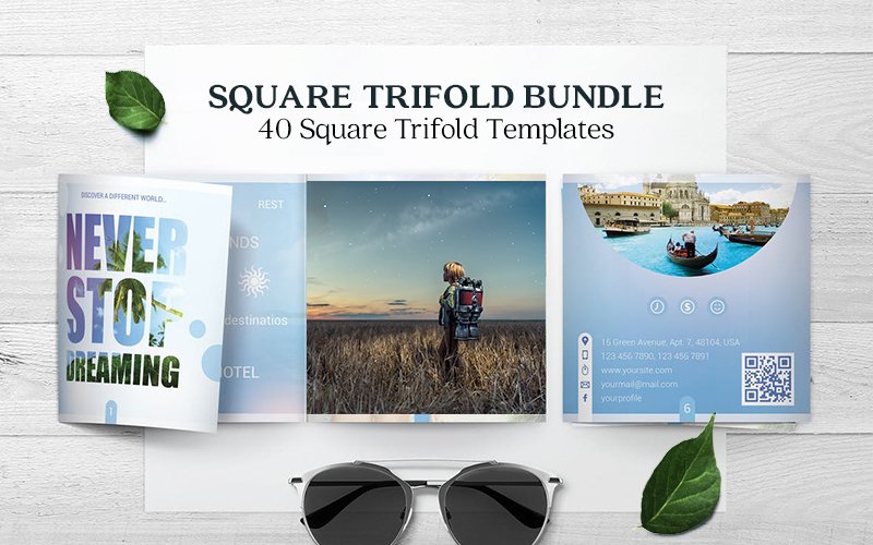 square trifold brochure