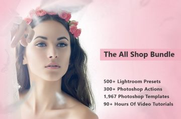 The All Shop Photoshop Overlays And Lightroom Presets Bundle