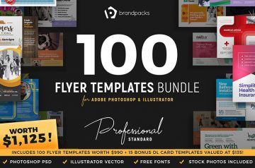 100 Flyer Templates With The Tech Appeal