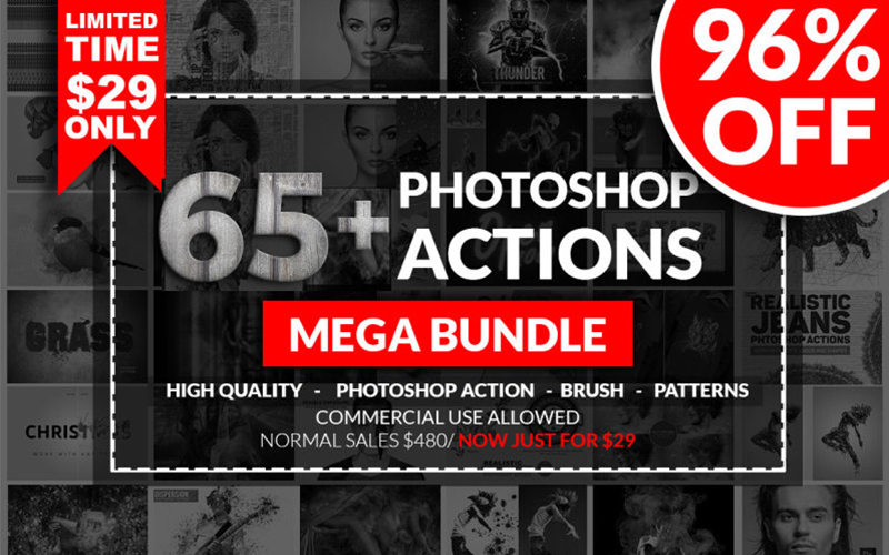 premium photoshop actions bundle