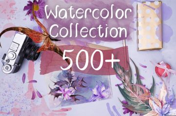 watercolor elements