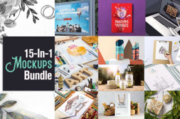 15-In-1 Mockups Bundle