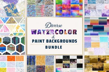 Watercolor & Paint Backgrounds