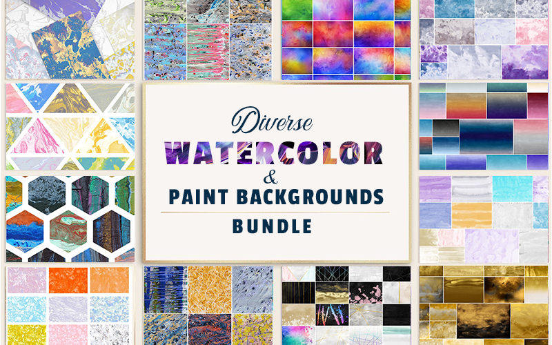 Watercolor & Paint Backgrounds