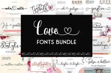Love Fonts Bundle
